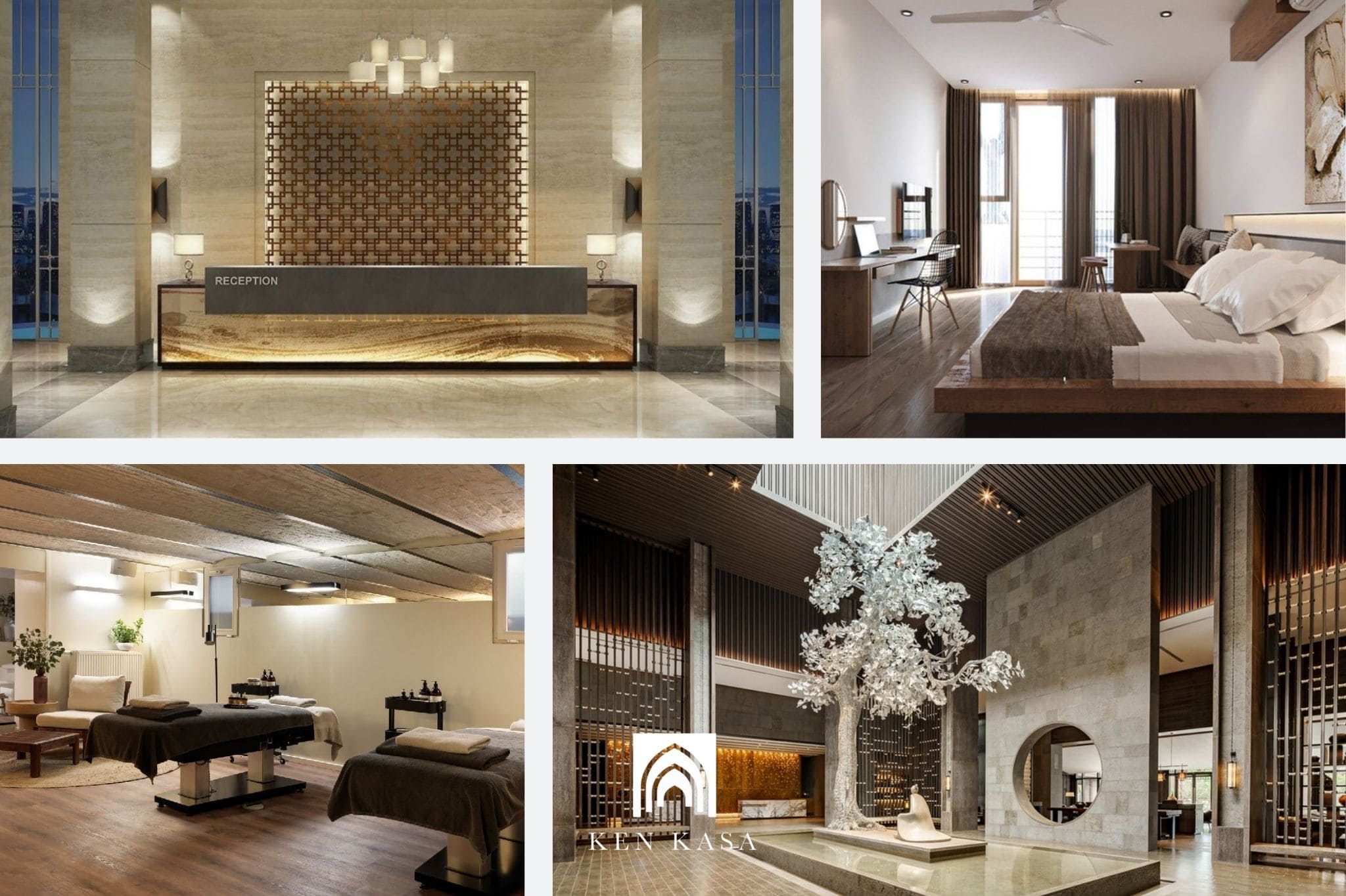 Phân tầng hợp lý giữa khu dịch vụ và khu nghỉ dưỡng 